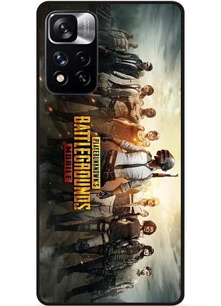 Силіконовий чохол бампер для xiaomi redmi note 11 pro plus 5g з малюнком pubg пабг
