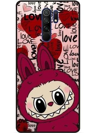 Чехол силиконовый бампер для xiaomi redmi 9 с рисунком лабубу labubu