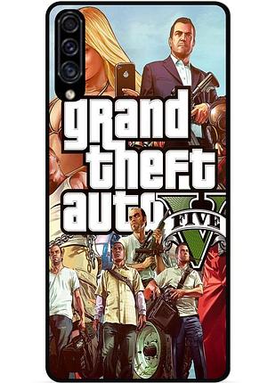 Силіконовий бампер чохол для samsung a9 з малюнком gta гта