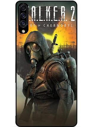 Силиконовый чехол бампер для samsung m20 с картинкой stalker сталкер