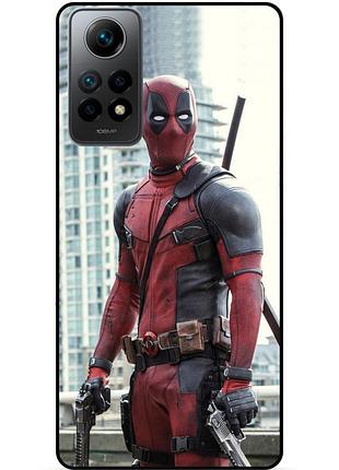 Силіконовий бампер чохол для xiaomi redmi note 12 pro з малюнком deadpool дедпул