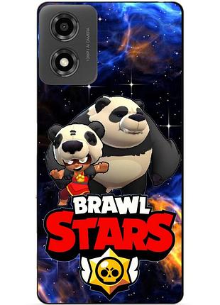 Чехол с героем нита бравл старс brawl stars для xiaomi samsung motorola nokia iphone zte oppo realme нита мишка космос
