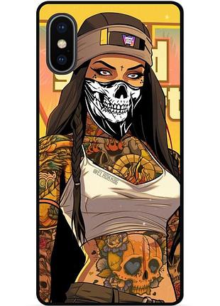 Силіконовий бампер чохол для iphone xs max з малюнком gta гта