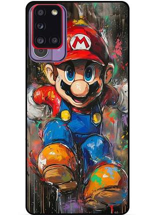 Силіконовий бампер чохол для samsung a71 з малюнком марио marvel mario