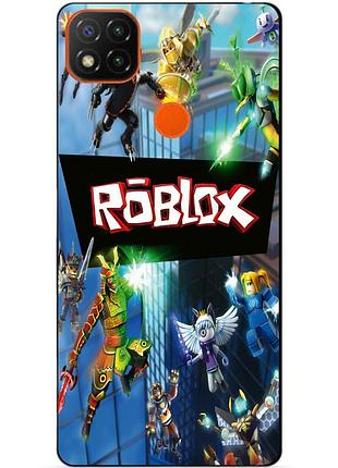 Силиконовый бампер чехол для zte blade 20 smart с картинкой roblox роблокс