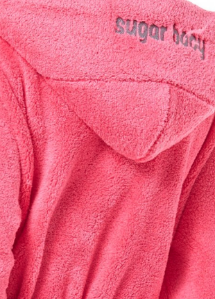 Теплий халат з капюшоном і кишенями " sugar baby l&l1 фото