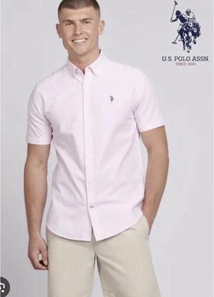 Сорочка з льоном us polo assn, розмір s-m