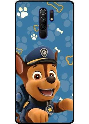 Чехол силиконовый для xiaomi redmi 9 с рисунком щенячий патруль чейз