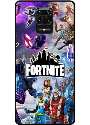 Силіконовий чохол бампер для xiaomi redmi note 9s гра fortnite фортнайт