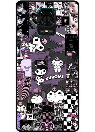 Силіконовий бампер чохол для xiaomi redmi note 9s з малюнком kuromi куроми