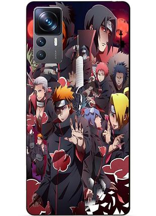 Силіконовий чохол бампер для xiaomi 12t з малюнком наруто naruto аніме