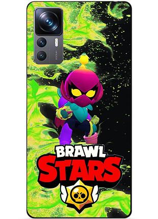 Чехол силиконовый бампер для xiaomi 12t pro с героем бравл лили brawl