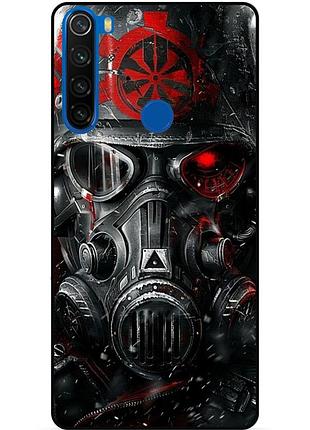 Чехол силиконовый бампер для xiaomi redmi note 8t с рисунком сталкер stalker