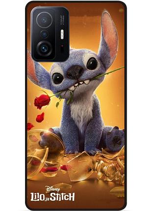 Силиконовый чехол бампер для xiaomi 11t stitch лило и стич