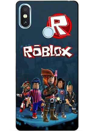 Силіконовий чохол бампер для xiaomi redmi note 5 з малюнком roblox роблокс