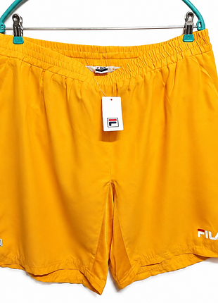 Новые желтые шорты fila