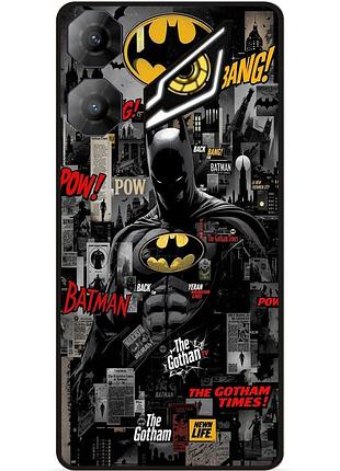 Чехол силиконовый бампер для zte nubia neo 3 5g с рисунком batman бэтмен