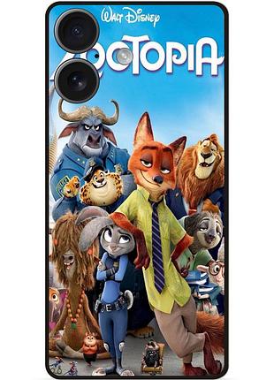 Силіконовий чохол бампер для iphone 17 з малюнком zootopia 1