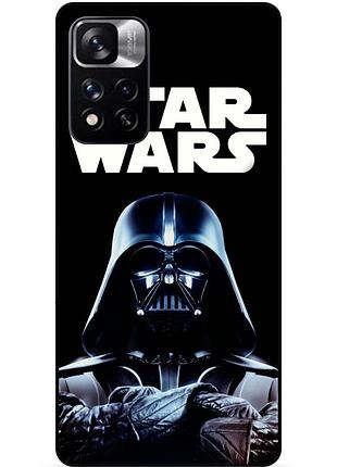 Силіконовий бампер чохол для xiaomi redmi note 11 pro plus 5g з малюнком зіркові війни star wars зоряні війни