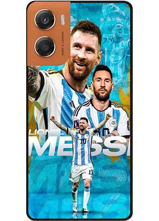 Силіконовий чохол бампер для motorola moto g06 з малюнком messi мессі