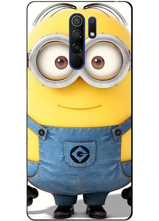 Силіконовий чохол бампер для xiaomi redmi note 8 pro з малюнком міньйон стюарт minion