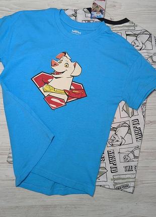 Яркие футболки для мальчика на 6-8 лет 122-128 super pets