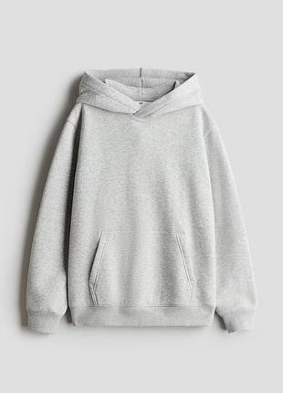 Тепле худі з трикотажу на флісі h&m для хлопчика