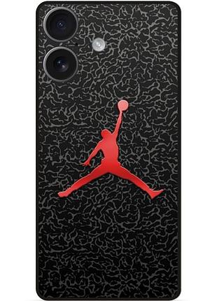 Силіконовий чохол бампер для iphone 17 з малюнком jordan джордан