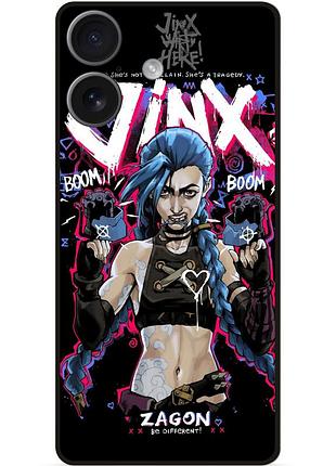 Силиконовый чехол бампер для iphone 17 с рисунком arcane 4