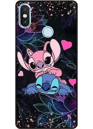Силіконовий бампер чохол для xiaomi redmi note 6 pro з малюнком стіч stitch