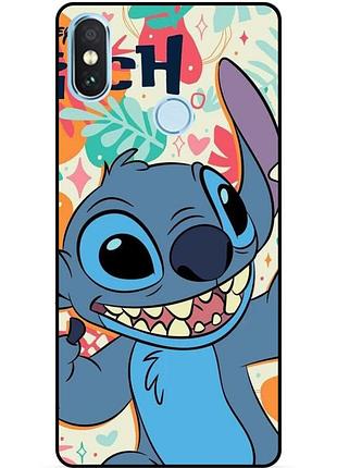 Силиконовый чехол бампер для xiaomi mi a2 lite с рисунком stitch стич, xiaomi mi a2 lite