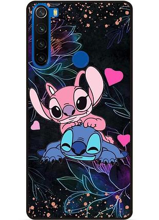 Силіконовий бампер чохол для xiaomi redmi note 8t з малюнком стіч stitch