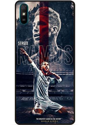 Силіконовий чохол бампер для huawei y5 2019 з малюнком sergio ramos серхио рамос