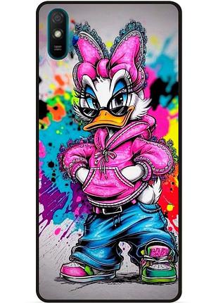 Силіконовий бампер чохол для huawei y5 2019 з малюнком daisy duck marvel дейзи дак