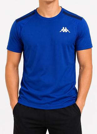 Футболка спортивна kappa dry fit синя | розмір s