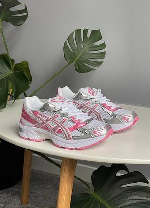 😍 жіночі кросівки asics gel-1130 white/pure silver