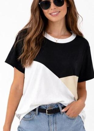 Бавовняна футболка color-block up2 fashion (німеччина) — розмір xl (48/50)