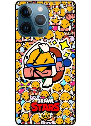 Силіконовий чохол стикери бравл старс brawl stars для xiaomi samsung motorola iphone zte oppo realme nokia бо