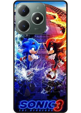 Силиконовый чехол бампер для infinix smart 8 plus (x6526) с картинкой шэдоу sonik соник