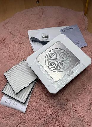 Нова витяжка для манікюру bioniqa integral v2 white, hepa-фільтр, гарантія 5 років