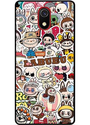 Силіконовий бампер чохол для samsung j6 plus з малюнком лабубу labubu