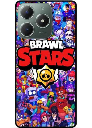 Силіконовий чохол бампер для infinix smart 8 plus (x6526) з картинкою бравл силова ліга нокаут леон ворон