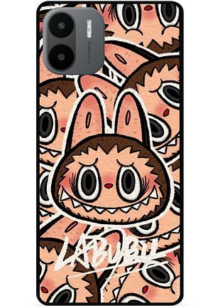 Силиконовый чехол бампер для xiaomi redmi a2 с рисунком labubu лабубу