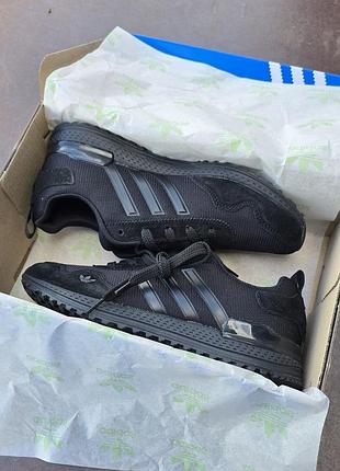 Кросівки чоловічі adidas pod-s3.1 , чорні кросівки адідас замша сітка, весна-літо