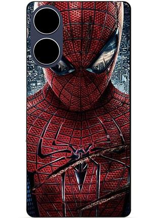 Силіконовий чохол бампер для oppo a17 людина-павук spider man