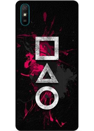 Силіконовий чохол бампер для zte blade a31 plus з малюнком гра в кальмара