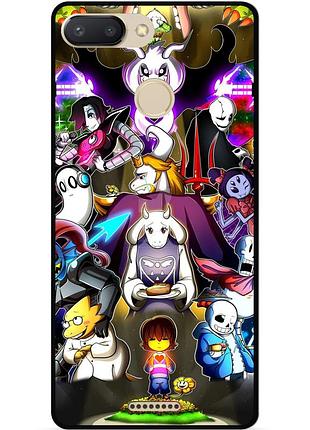 Силіконовий чохол бампер для xiaomi redmi 6 з малюнком undertale андертейл