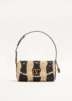 Літня сумка valentino стильна вʼязана
