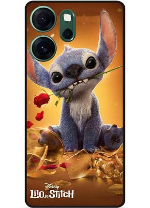 Силіконовий бампер чохол для oppo reno 14fs стіч stitch