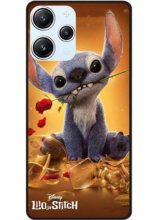 Силиконовый чехол бампер для xiaomi redmi 12 stitch лило и стич